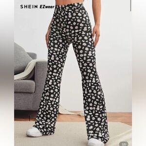 Floral Black Bottoms